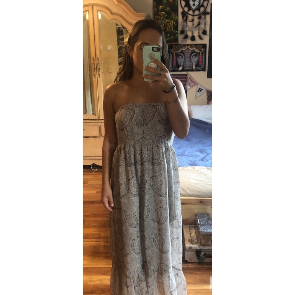 Strapless Maxi Dress